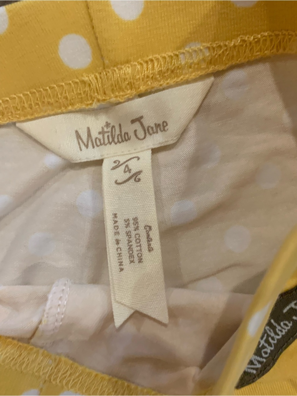 Matilda Jane Yellow and White Striped Ruffle Tank and 2 Pair Shorts Set - Picture 4 of 5